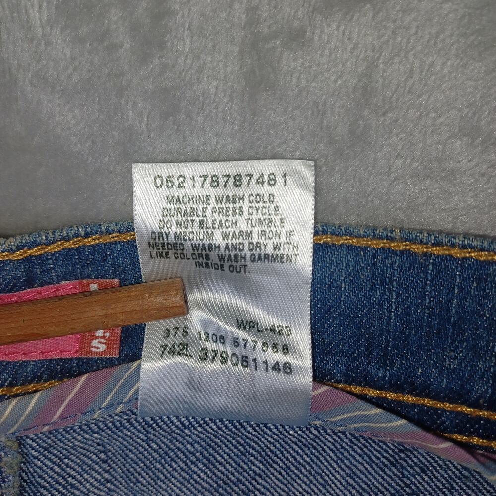 Vintage Levi's Jeans Denim Skimmer Shorts Women Size 3 Cutoff Lowrise Button Fly - Picture 8 of 16